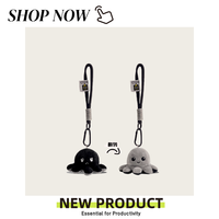 Porte-clés en peluche bonhomme de neige réversible, double face, logo personnalisé, durable, animal en peluche doux, breloque de sac pour cadeau