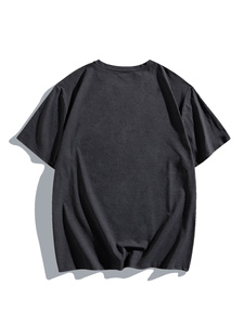 T-shirt estiva da uomo taglie forti con stampa 'I'm Favorite Son Law', casual, a maniche corte, in poliestere satinato, girocollo, vestibilità ampia, ad asciugatura rapida - Product Image 6
