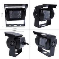 Caméra de recul filaire pour bus et camions, vente en gros OEM, 12V 24V, universelle pour camions, caméra de recul pour tout véhicule