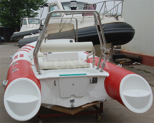 Liquidation de promotion 16 pieds 5 mètres fibre de verre ou aluminium vitesse de coque gonflable tube d'air PVC bateau - Product Image 6