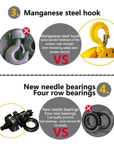 2025 jin yang hu huist huist 50ton מנוף K-75 מנוף ידני עבור משק בית לבנייה - Product Image 5