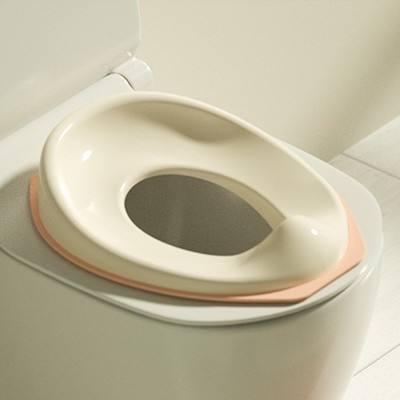 Pink toilet seat