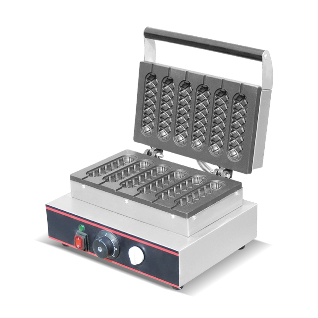 Commercial Industrial Waffle Maker with Electric Heating Stick Waffle Cake Baker