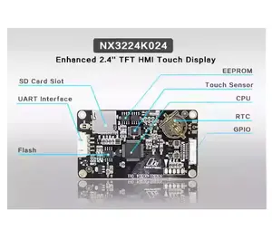 شاشة لمس NX3224K024 محسنة من Nextion-عامة ، شاشة لمس HMI