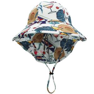 Sombrero de Protección Solar con Imagen de Dibujos Animados para Niños, Sombrero de Pescador de Ala Ancha para Viajes de Verano, Juegos y Pesca, con Correa para la Barbilla - Product Image 6