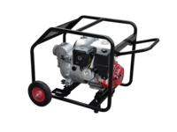 Pompe à essence portable de 4 pouces pour l'irrigation agricole, la lutte contre les inondations, le drainage urbain, 15HP, sortie 100MM