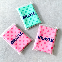 Sacs en plastique givrés à fermeture éclair pour l'emballage des vêtements, sac à fermeture éclair compostable, sac à fermeture éclair en PEVA givré personnalisé pour les vêtements