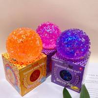 Nouvelle balle anti-stress en EVA Maltose Diamant Brillant à rebond lent pour décompresser et éventiler les émotions – Jouet Squishy