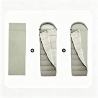 Sac de couchage compact pour adultes, 100% coton, enveloppe, pour voyages par temps froid, isolation thermique, portable, literie d'hôtel pour les voyages d'affaires