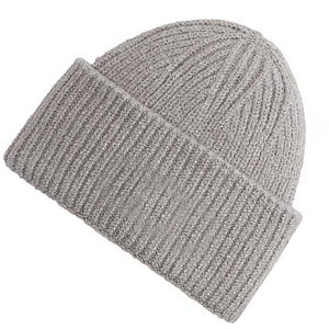 Wholesale 100% <b>Wool</b> Jacquard Knitted Winter <b>Beanies</b> Custom High Quality OEM Lightweight Warm Breathable Unisex Adults - Product Image 4