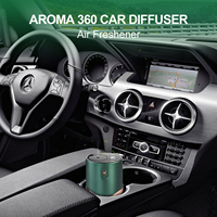Diffuseur de parfum silencieux pour voiture, mini, portable, élégant, en alliage d'aluminium, sans eau, avec logo personnalisable OEM