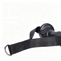 Poignées ergonomiques robustes antidérapantes pour appareil à câbles, sangles en nylon, mousquetons métalliques, poignées de gym, bande de résistance pour exercices de pectoraux