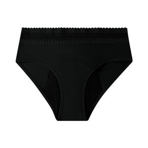 Mujer de talla grande de encaje fisiológico de punto Hipster cuatro capas a prueba de fugas para el período ropa interior cintura Sexy Pata <span class=keywords><strong>incontinencia</strong></span> - Product Image 6