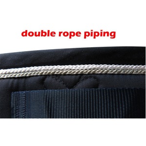 Sous-selle absorbante en <span class=keywords><strong>tissu</strong></span> extérieur en coton et doublure intérieure en <span class=keywords><strong>tissu</strong></span> <span class=keywords><strong>nid</strong></span> <span class=keywords><strong>d</strong></span>'<span class=keywords><strong>abeille</strong></span> à carreaux, rembourrage en coton 300G, double corde à rouler 025 - Product Image 4