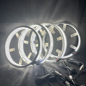 20 рядов чисто белые колесные фары комплект ярчайших 12 В автомобильное наружное освещение для грузовиков и внедорожников аксессуары - Product Image 4