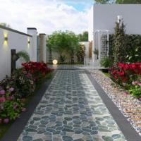 Carreaux de sol extérieurs en céramique vitrifiée, aspect pierre rustique mate, haute qualité, 600x600mm, épaisseur 12mm, antidérapants, antibactériens