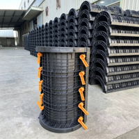 Coffrage en plastique ABS direct fabricant, écologique et réutilisable, pour la construction, haute capacité de charge, pour le béton de bâtiments de grande hauteur