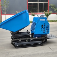 Mini-chargeuse sur chenilles hydraulique basculante compacte diesel à chenilles en caoutchouc pour la construction agricole - Vente en gros