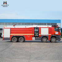 Camion de pompiers HEAVSTY 578HP à mousse 8x4 pour sauvetage intensif avec moteur Euro 6 Diesel Automatique Neuf pour Chengli