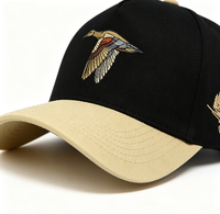 Gorra de Béisbol Bordada Personalizada de Dos Tonos, Visera Curva Ajustable, 6 Paneles, Unisex, para Caza al Aire Libre, Casual