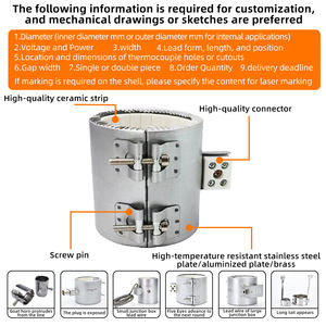 Élément chauffant de bande d'extrudeuse de baril de résistance électrique industrielle - Product Image 5