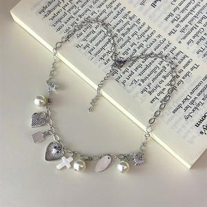 Collier bohème rétro accessoire longue chaîne <span class=keywords><strong>de</strong></span> chandail avec pendentif ethnique géométrique coeur étoile <span class=keywords><strong>de</strong></span> mer collier cadeau <span class=keywords><strong>femme</strong></span> tendance - Product Image 5