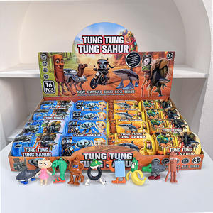 Caja Sorpresa Creativa con <span class=keywords><strong>Memes</strong></span> de Tiburón Tralala, Cápsulas de Juguete Tung Tung Tung Sahur Brainrot Italiano, Llavero de PVC, Colgante para Mochila - Product Image 3