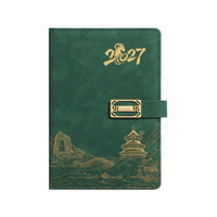 Agenda annuel 2027, carnet de réunion professionnel épaissi, papeterie esthétique et créative, carnet personnalisé avec logo, vente en gros