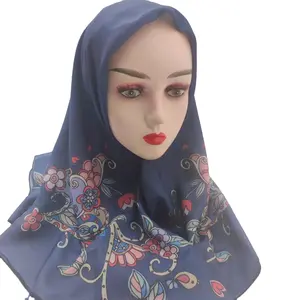 Gasa de algodón de nuevo diseño para mujer, hijab musulmán de 2022x115cm, bufanda con estampado digital, oferta, 115