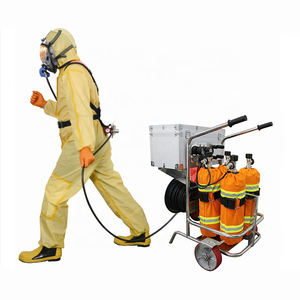 FENAN Nuovo Design <span class=keywords><strong>SCBA</strong></span> Portatile Brevettato Pieghevole con Funzione Doppia Push-Pull, Apparato Respiratorio ad Aria con Tubo Lungo e Ruote - Product Image 4