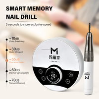 Lime à ongles électrique rechargeable portable 30000 tr/min pour ongles en gel acrylique, fabriquée en plastique durable