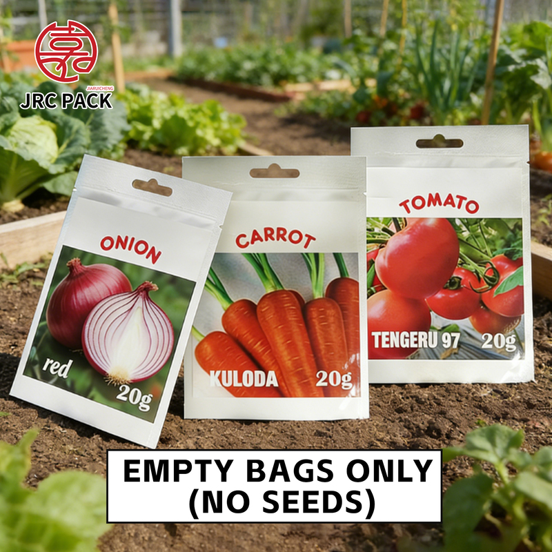 Custom Printed Logo Mylar Bags Seed