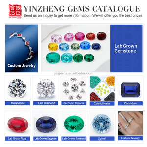 Venta al por Mayor de Gemas Sueltas de Zafiro Cultivado en Laboratorio, Multicolores, Corte <span class=keywords><strong>Pera</strong></span>, con Certificado AGL, Personalización para <span class=keywords><strong>la</strong></span> Creación de Joyería DIY - Product Image 5