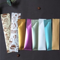 Emballage instantané de poudre de café et de thé Sachet de mylar en feuille d'aluminium thermoscellée avec bâtonnet ouvert