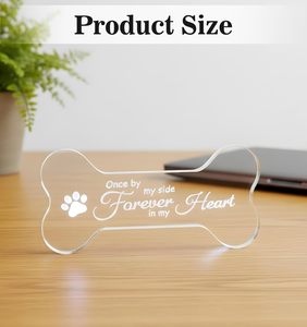 Custom Crystal Bone Shape <strong>Pet</strong> Memorial Ornament Elegant Dog Sympathy <strong>Gift</strong> <strong>Loss</strong> of Dog Remembrance Keepsake Decorative Jewelry - Product Image 2