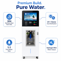 Máquina Expendedora de Agua con Monedas, Purificadora de Agua RO de 800 GPD, Estación de Recarga para Hoteles, Motels, Casas de Huéspedes, Pasillos y Áreas Públicas