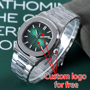 Montre mécanique personnalisée avec logo DIY, mouvement automatique NH35, pour HOMMES, bracelet de luxe, montre-bracelet 40MM, cadran NH35, étanche - Product Image 6