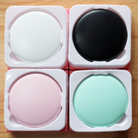 Logo personnalisé en gros miroir de poche étiquette privée miroir de poche LED compact lumières LED voyage petit miroir de maquillage portable