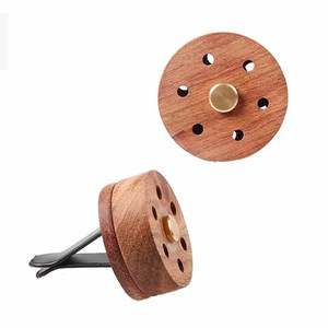 Essential Oil <strong>Diffuser</strong> for <strong>Car</strong> Wooden <strong>Diffuser</strong> with Lava Stone&amp; Vent <strong>Clip</strong> Refreshed in Spirit Mini Air Freshener Gift Idea - Product Image 1
