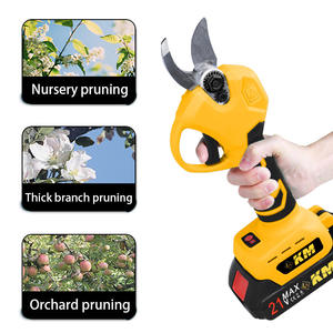 กรรไกรตัดแต่งกิ่งไฟฟ้า Km ความจุการตัด 20 มม. กรรไกรตัดแต่งกิ่งไร้สายแบบชาร์จไฟได้ ดีไซน์แบบตัดสองด้าน ใช้งานได้ทั้งมือซ้ายและขวา - Product Image 2