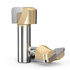 Huhao 1/4 inch Shank <span class=keywords><strong>Router</strong></span> bit Bát khay mẫu <span class=keywords><strong>Router</strong></span> bit thiết lập với bóng mang món ăn khắc <span class=keywords><strong>Router</strong></span> bit gỗ 4081 - Product Image 2