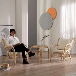 <strong>Bamboo</strong> Rattan Leisure <strong>Chair</strong> Modern Simple Leisure <strong>Chair</strong> - Product Image 5