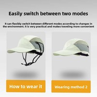 Casquette de baseball unisexe respirante et imperméable en nylon anti-UV pour l'été, la plage, le surf, l'alpinisme, réglable et polyvalente