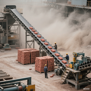 Chất lượng cao gạch băng tải vành đai đa lớp băng tải máy nghiền đá băng tải vành đai băng tải đá băng tải nhựa đường băng tải vành đai - Product Image 1