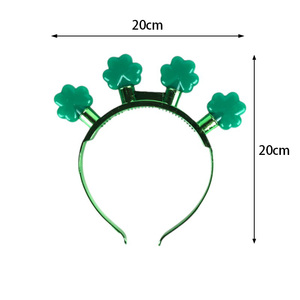 Fasce per Capelli Luminose a Forma di <span class=keywords><strong>Stella</strong></span> per San Patrizio, Accessori Verde Brillante per Bambini, Riutilizzabili e Molto Venduti - Product Image 6