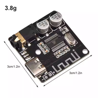 Module récepteur audio Bluetooth 5.0 DIY, carte de décodage Bluetooth MP3 avec microphone et interrupteur