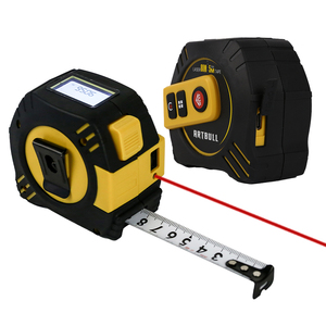 2in1 Multifunction Laser Rangefinder Rechargeable 80m With 5m Tape LCD Display With Backlight Laser Tape - Product Image 1