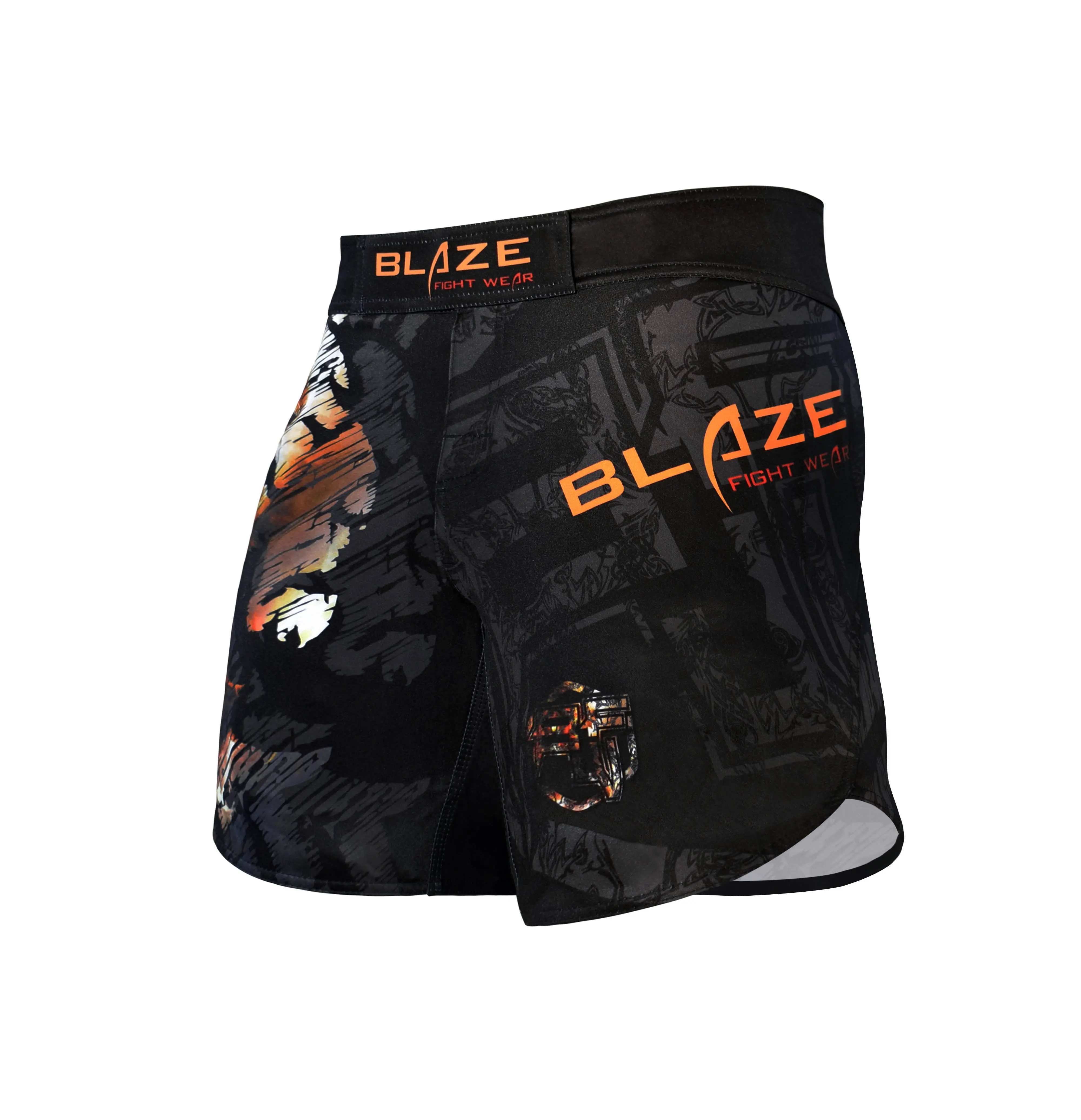 Короткие Смешанные боевые/тренировочные шорты с индивидуальным дизайном, двусторонняя стрейч