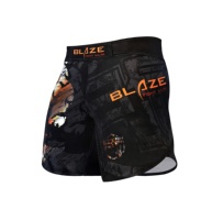 Blaze Fight Wear Short MMA imprimé de conception personnalisée, court de combat/entraînement extensible dans les deux sens BJJ GI