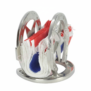Nuevo estilo, servilletero con estribo de caballo, soporte de tejido de aluminio fundido, Calidad exclusiva, hoteles y restaurantes, soporte de tejido de mesa - Product Image 1